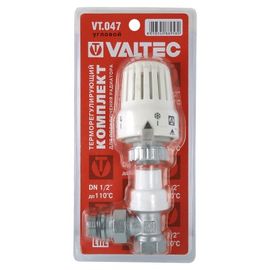 Valtec VT.047.N  Термостатический комплект для подключения радиатора угловой, Вид подключения: Угловой