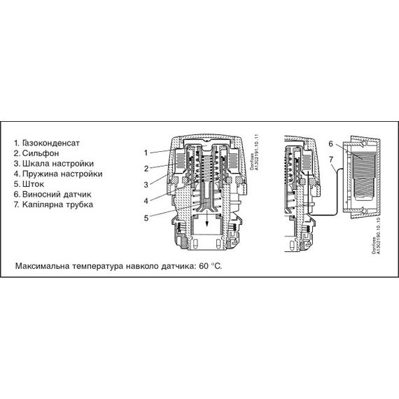 Терморегулятор Danfoss RA 2990, изображение 4