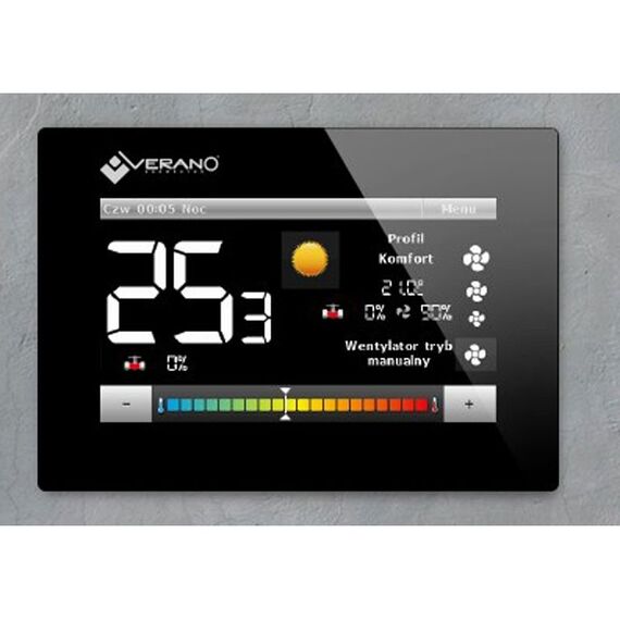 Комнатный регулятор Verano VER-24 (24V, Черный), Цвет: Черный, изображение 2