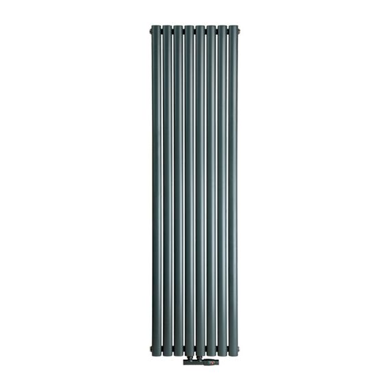 Трубчатый радиатор Luxrad Fortuna 1800x468, цвет серый RAL 7016, Цвет: Серый, Высота: 1800, Длина: 468, изображение 9