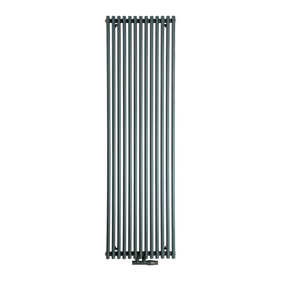 Трубчатый радиатор Luxrad Toba 1800x510, цвет серый RAL 7016, Цвет: Серый, Высота: 1800, Длина: 510