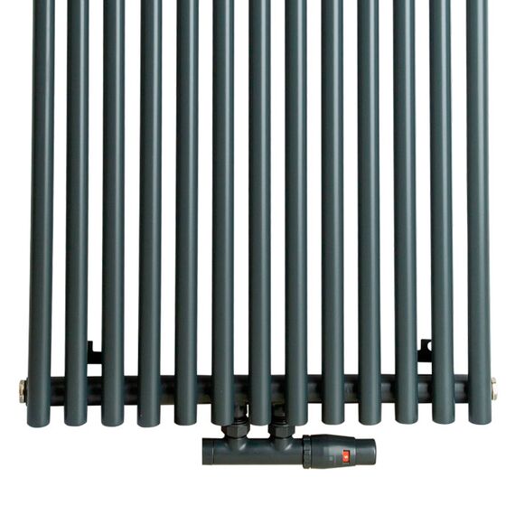 Трубчатый радиатор Luxrad Toba 1800x510, цвет серый RAL 7016, Цвет: Серый, Высота: 1800, Длина: 510, изображение 2