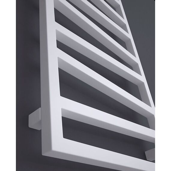 Terma ZigZag | Водяной полотенцесушитель (Белый), Вид подключения: Водяное, Цвет: Белый, Высота: 600, Длина: 500, изображение 3