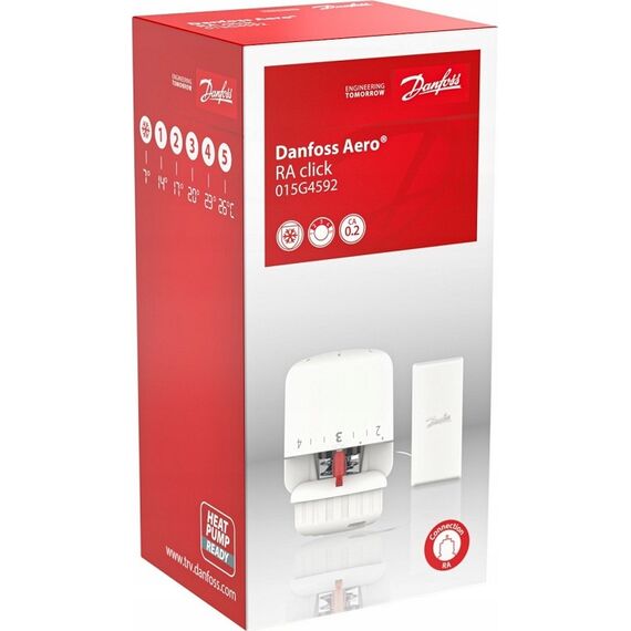 Термостатичний регулятор з виносним датчиком Danfoss RA 4592, зображення 2