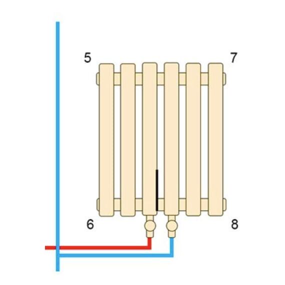 Stelrad Vertex Style, Высота: 1800, Длина: 500
