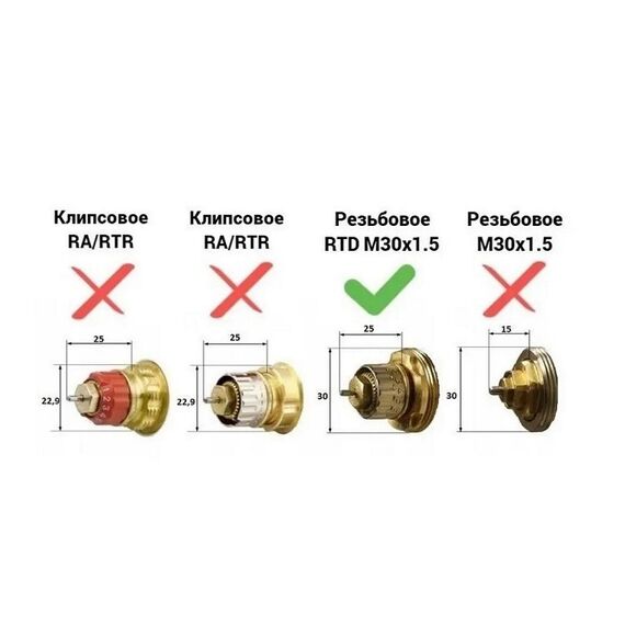 Термостатический регулятор Danfoss Redia RTD 015G3350